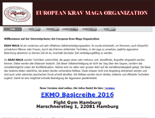 Tablet Screenshot of kravmaga-germany.de